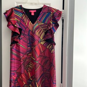 Catherine by Catherine malandrino dress with ruffle sleeves